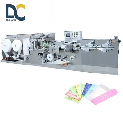 Máy gấp và đóng gói khăn giấy ướt hoàn toàn tự động